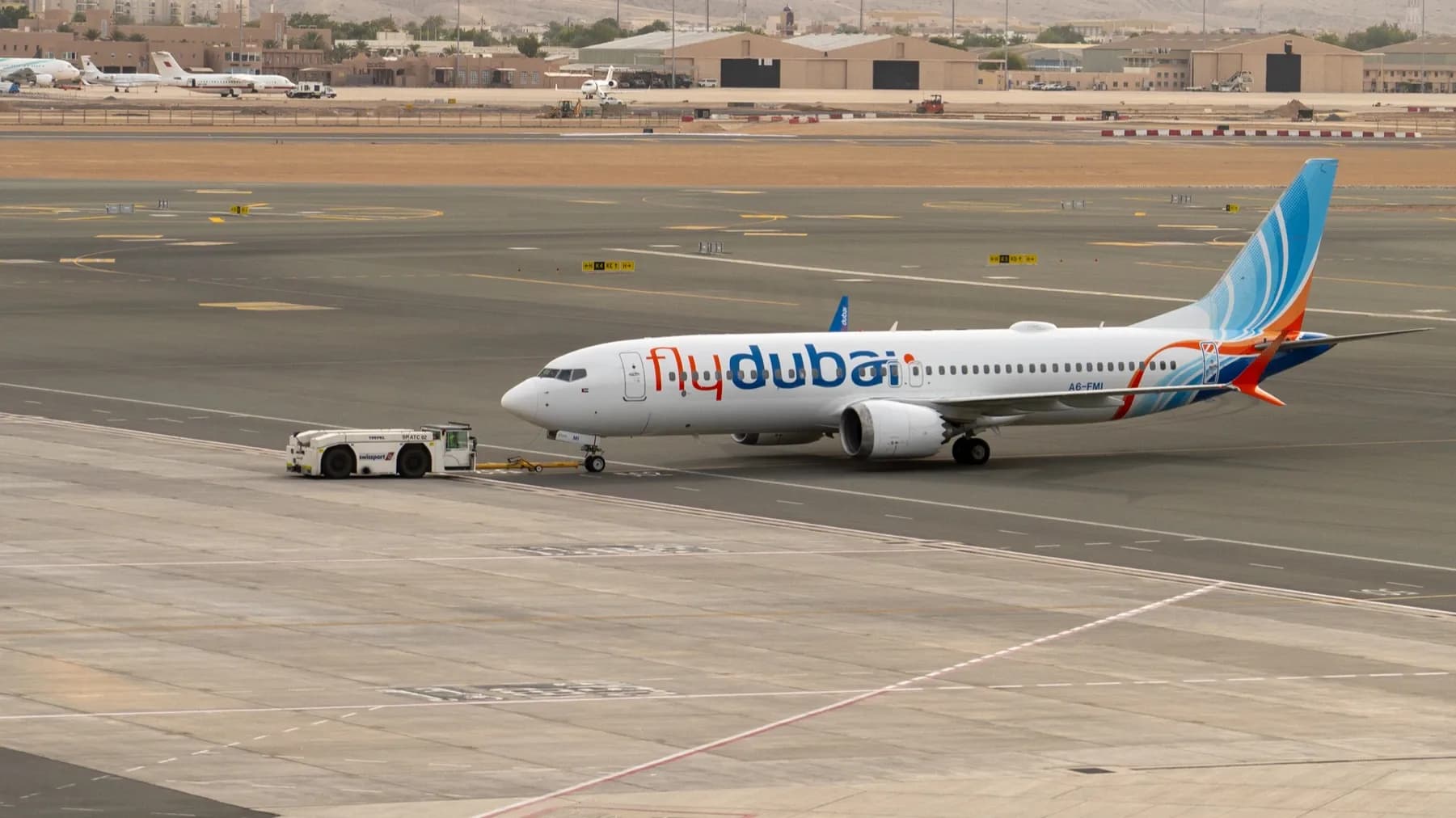 flydubai repülőgépe