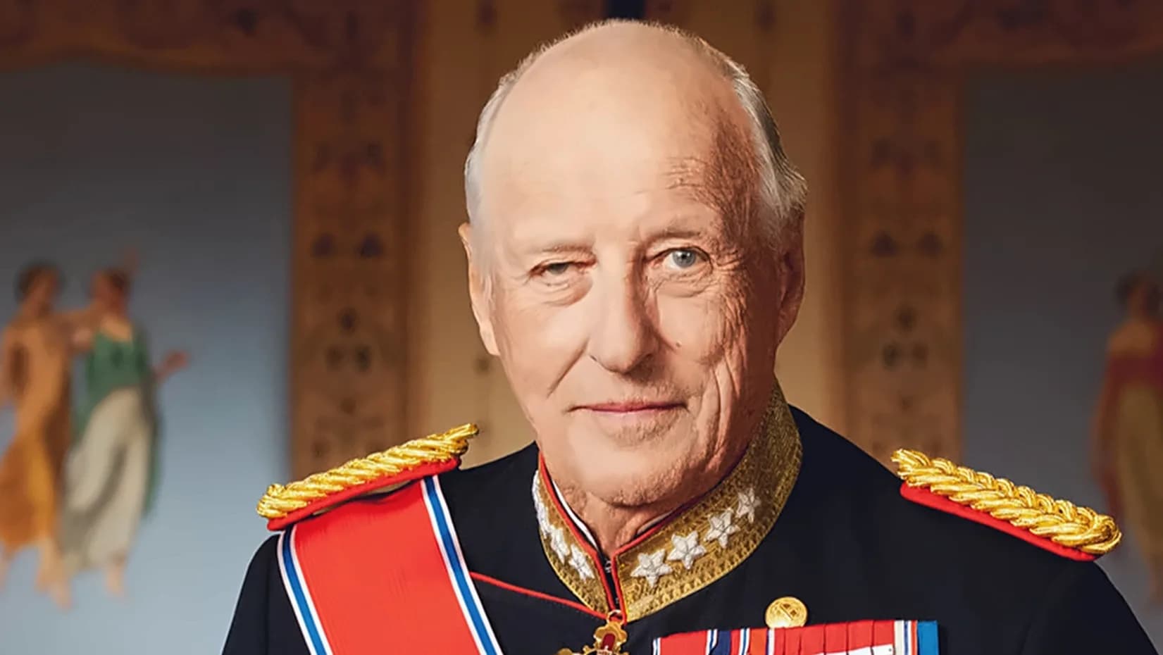 Meghalt V. Harald norvég király