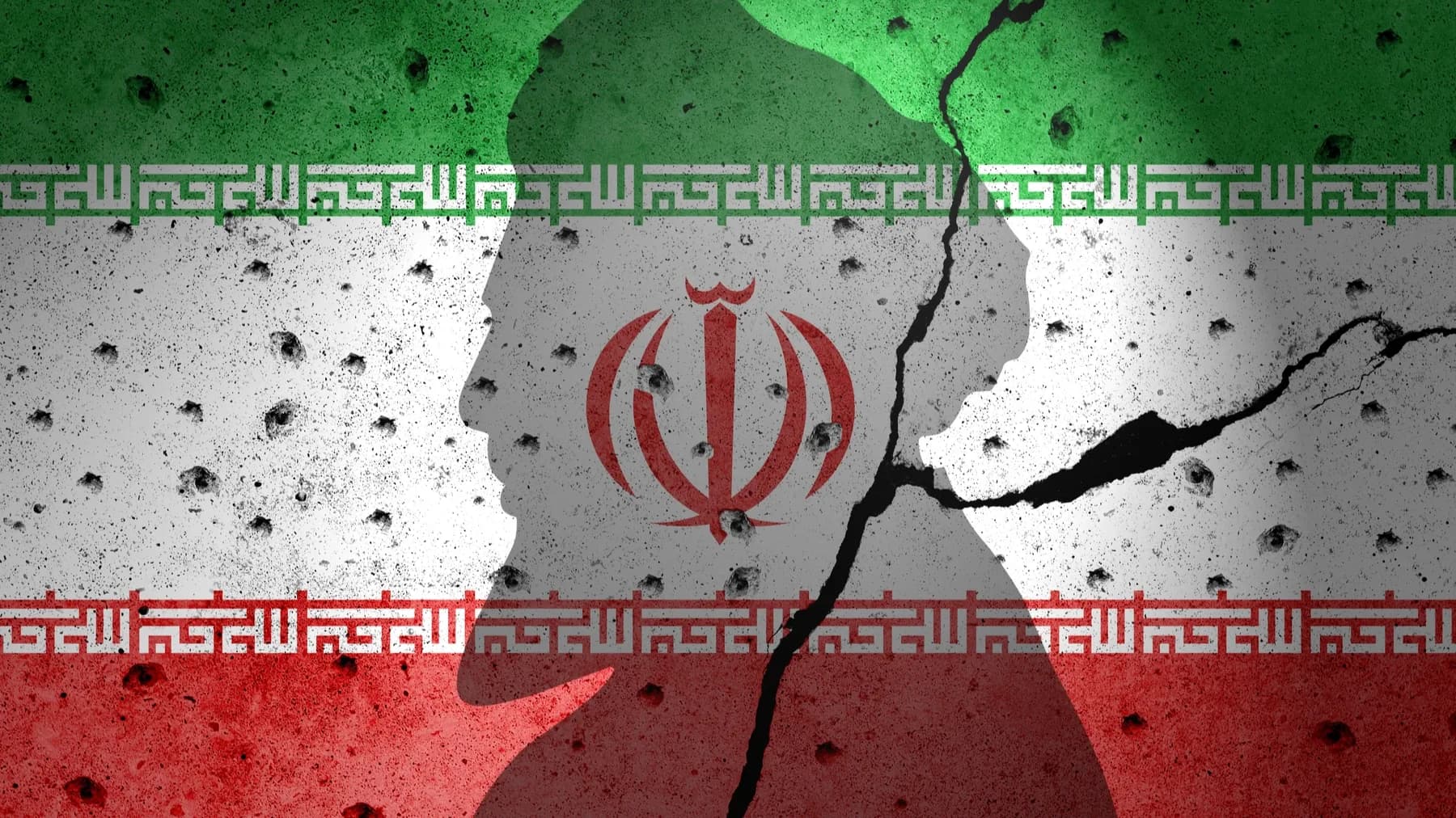 A legfőbb iráni veztő, Ali Khamenei árnyképe