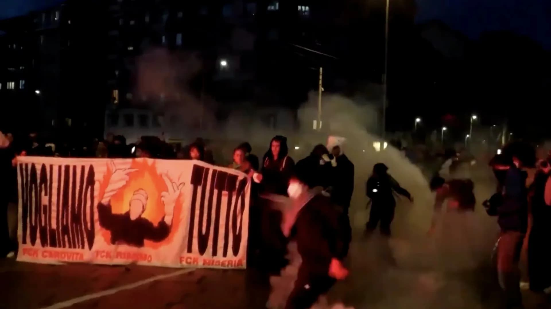 olaszországi tüntetések
